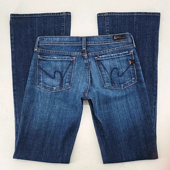 Citizens of Humanity Ingrid Stretch Lo Waist Flare Jeans Size 26 - Picture 3 of 11